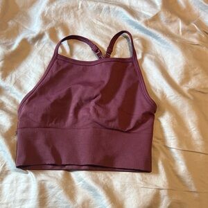 Lululemon Athletica Maroon Sports Bra